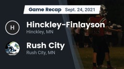 Recap: Hinckley-Finlayson  vs. Rush City  2021