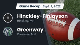 Recap: Hinckley-Finlayson  vs. Greenway  2022