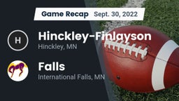 Recap: Hinckley-Finlayson  vs. Falls  2022