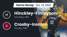 Recap: Hinckley-Finlayson  vs. Crosby-Ironton  2023