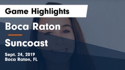 Boca Raton  vs Suncoast  Game Highlights - Sept. 24, 2019