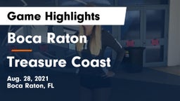 Boca Raton  vs Treasure Coast Game Highlights - Aug. 28, 2021
