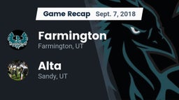 Recap: Farmington  vs. Alta  2018