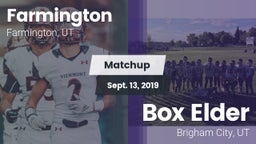 Matchup: Farmington High Scho vs. Box Elder  2019