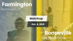 Matchup: Farmington High Scho vs. Bonneville  2019