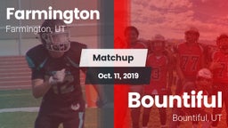 Matchup: Farmington High Scho vs. Bountiful  2019