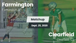 Matchup: Farmington High Scho vs. Clearfield  2020