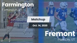 Matchup: Farmington High Scho vs. Fremont  2020