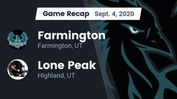 Recap: Farmington  vs. Lone Peak  2020