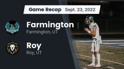 Recap: Farmington  vs. Roy  2022