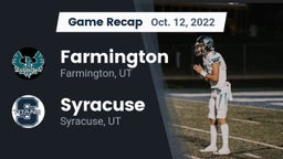 Recap: Farmington  vs. Syracuse  2022