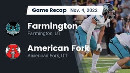 Recap: Farmington  vs. American Fork  2022