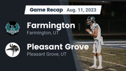 Recap: Farmington  vs. Pleasant Grove  2023