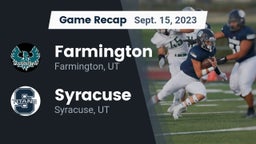 Recap: Farmington  vs. Syracuse  2023