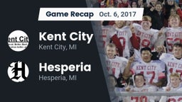 Recap: Kent City  vs. Hesperia  2017