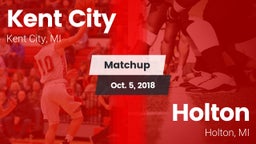 Matchup: Kent City vs. Holton  2018