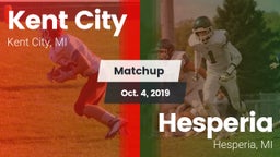 Matchup: Kent City vs. Hesperia  2019