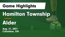 Hamilton Township  vs Alder  Game Highlights - Aug. 21, 2021