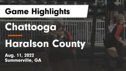 Chattooga  vs Haralson County  Game Highlights - Aug. 11, 2022