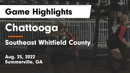 Chattooga  vs Southeast Whitfield County Game Highlights - Aug. 25, 2022