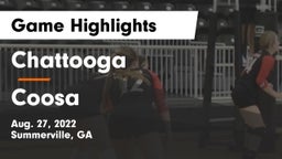 Chattooga  vs Coosa  Game Highlights - Aug. 27, 2022