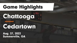 Chattooga  vs Cedartown Game Highlights - Aug. 27, 2022