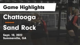 Chattooga  vs Sand Rock Game Highlights - Sept. 10, 2022
