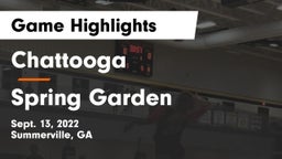 Chattooga  vs Spring Garden Game Highlights - Sept. 13, 2022