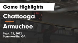 Chattooga  vs Armuchee  Game Highlights - Sept. 22, 2022
