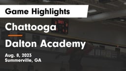 Chattooga  vs Dalton Academy Game Highlights - Aug. 8, 2023