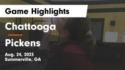 Chattooga  vs Pickens  Game Highlights - Aug. 24, 2023