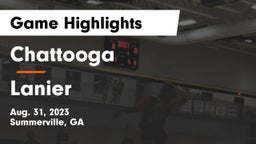 Chattooga  vs Lanier Game Highlights - Aug. 31, 2023