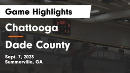 Chattooga  vs Dade County  Game Highlights - Sept. 7, 2023