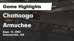 Chattooga  vs Armuchee Game Highlights - Sept. 14, 2023