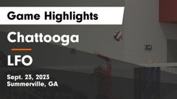 Chattooga  vs LFO Game Highlights - Sept. 23, 2023