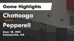 Chattooga  vs Pepperell Game Highlights - Sept. 28, 2023