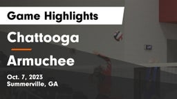 Chattooga  vs Armuchee Game Highlights - Oct. 7, 2023