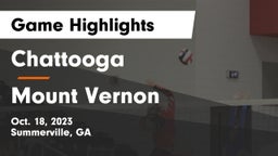 Chattooga  vs Mount Vernon Game Highlights - Oct. 18, 2023