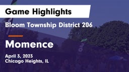 Bloom Township  District 206 vs Momence  Game Highlights - April 3, 2023