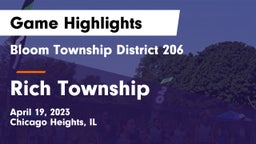 Bloom Township  District 206 vs Rich Township  Game Highlights - April 19, 2023
