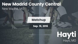 Matchup: New Madrid County Ce vs. Hayti  2016