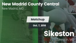 Matchup: New Madrid County Ce vs. Sikeston  2016