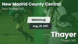 Matchup: New Madrid County Ce vs. Thayer  2017