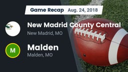 Recap: New Madrid County Central  vs. Malden  2018