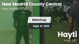 Matchup: New Madrid County Ce vs. Hayti  2019