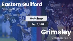 Matchup: Eastern Guilford vs. Grimsley  2017