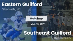 Matchup: Eastern Guilford vs. Southeast Guilford  2017