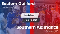 Matchup: Eastern Guilford vs. Southern Alamance  2017