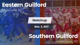 Matchup: Eastern Guilford vs. Southern Guilford  2017