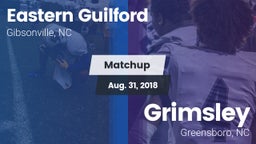 Matchup: Eastern Guilford vs. Grimsley  2018